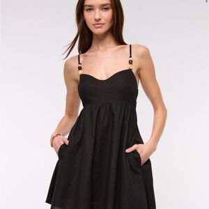 Abercrombie & Fitch beaded sweetheart babydoll skort small Tall